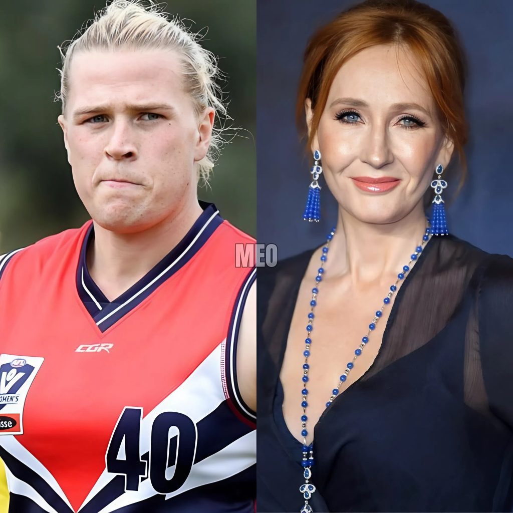 JK Rowling Sparks Firestorm: Bluntly Calls Transgender Athlete Hannah Mouncey a “Cheat” — The Comment That Shook the Entire Sports World!