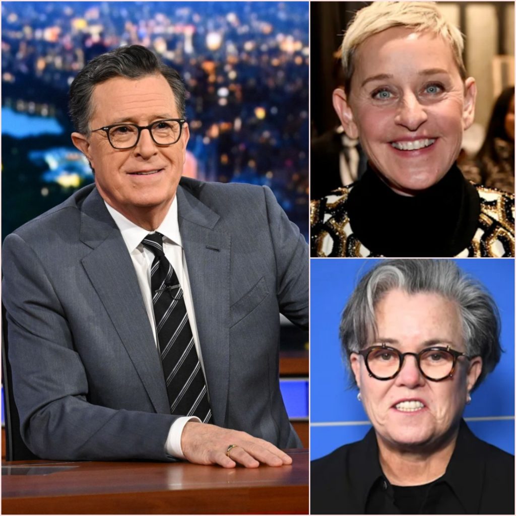 Stephen Colbert said he understands why Rosie O’Donnell and Ellen DeGeneres left the United States. He’s considering doing the same after being fired.