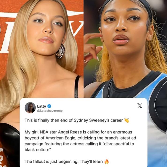 “The fallout is just beginning”: Angel Reese and her fandom and her supporters rise up, boycotting American Eagle over Sydney Sweeney’s ad accused of disrespecting Black culture.