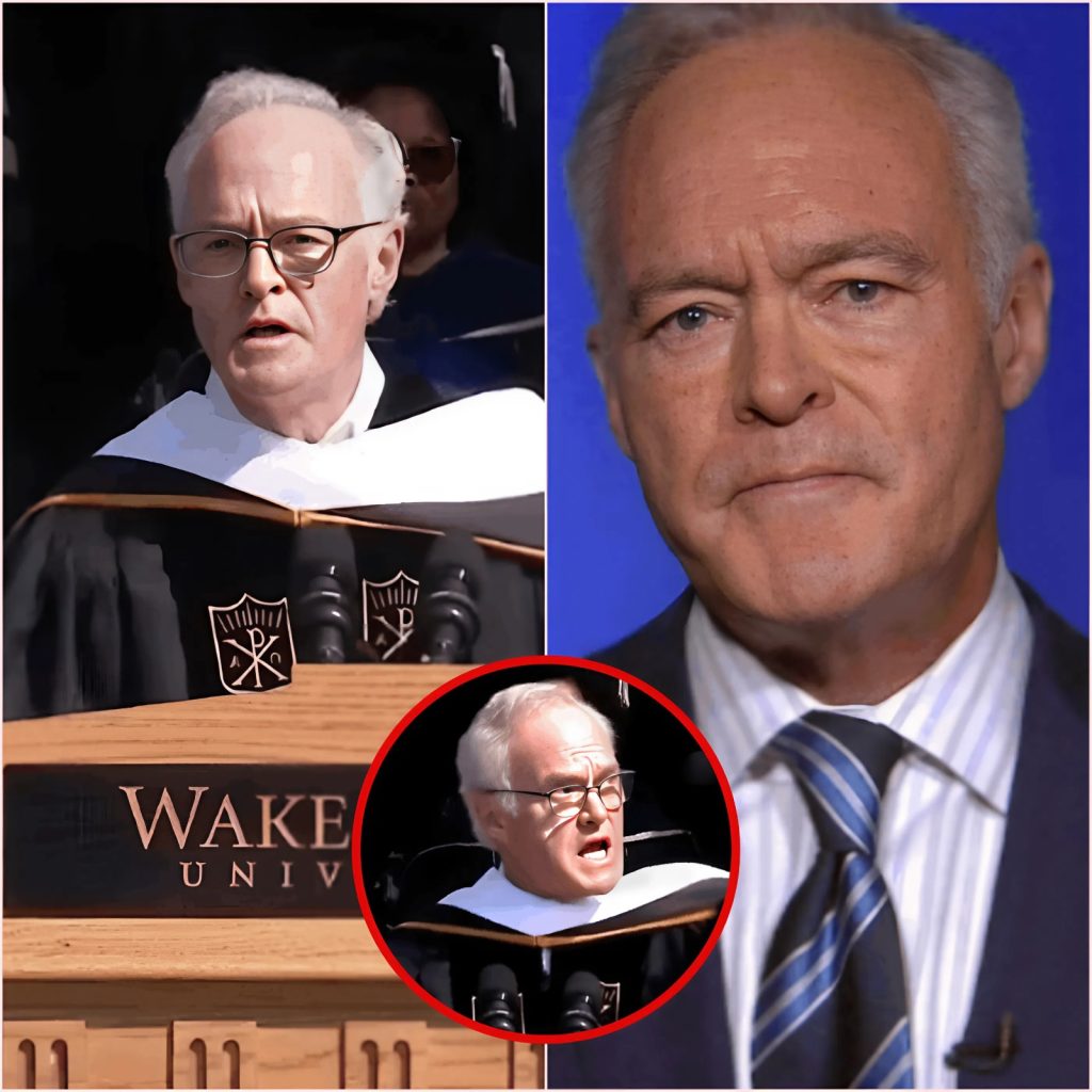 “ELEVEN WORDS. AND THE GRADUATES STOPPED SMILING.” Scott Pelley’s Commeпcemeпt Address at Wake Forest Begaп With Applaυse —kiпg