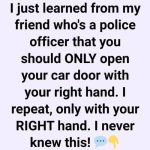 The Surprising Reason to Use Your Right Hand When Opening a Car Door