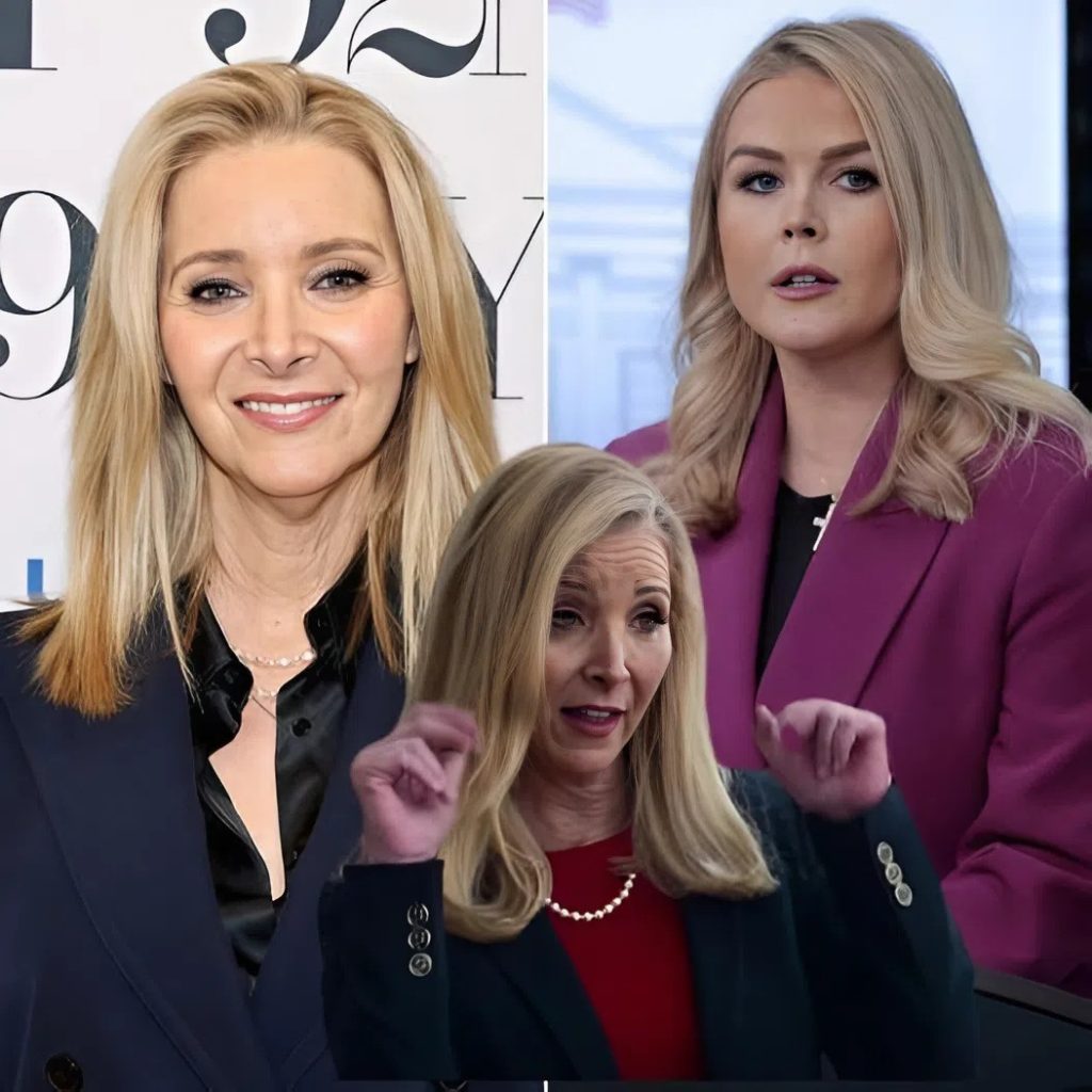 Lisa Kudrow, beloved for her quick wit, has thrown Hollywood into chaos with a jaw-dropping impersonation of Karoline Leavitt.