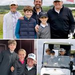 President Trump enjoys time with his grandkids while fans are buzzing about his look and spirit