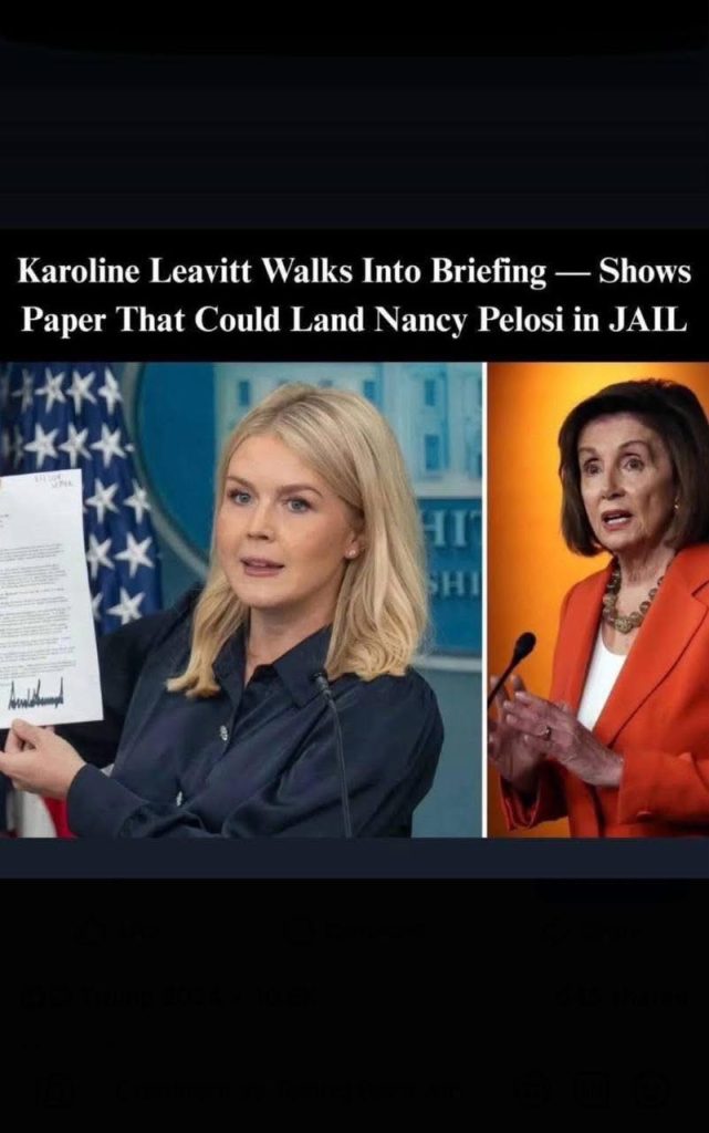 White House Backs Stock Trading Ban as Karoline Leavitt Slams Pelosi’s Investments
