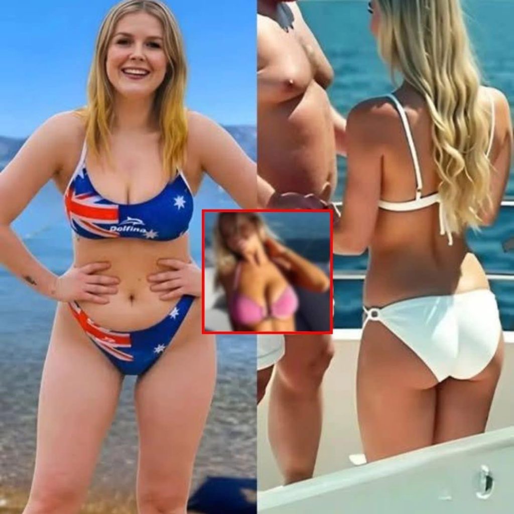 GOOD NEWS from SURPRISE: Karoline Leavitt treats the public’s eyes with a set of thong bikini photos at the beach, oh my god she’s so hot…