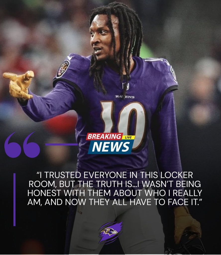 BREAKING: Baltimore Ravens’ DeAndre Hopkins reveals a big secret he’s been keeping from his team.