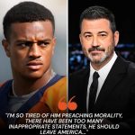 BREAKING NEWS: The wave of controversy surrounding Jimmy Kimmel after his inappropriate comments about those commemorating Charlie Kirk has not yet subsided, but recently, Patrick Surtain II, the Broncos star, has made public opinion even more agitated. In an interview, he bluntly criticized Kimmel: “He has gone too far. With such offensive words, Jimmy Kimmel should leave America. We don’t need a fake ‘bad boy’ on television.”