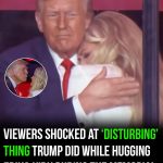 ‘Disturbing’ thing Trump did when hugging Erika Kirk during her husband’s memorial, according some people