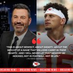 BREAKING — MAHOMES DEMANDS RESPECT: In a moment that sent shockwaves through the NFL, Kansas City Chiefs superstar Patrick Mahomes stepped forward with unflinching fire to address the scandal that pulled Jimmy Kimmel Live! off the air. He wasn’t just giving an opinion — he was demanding accountability…
