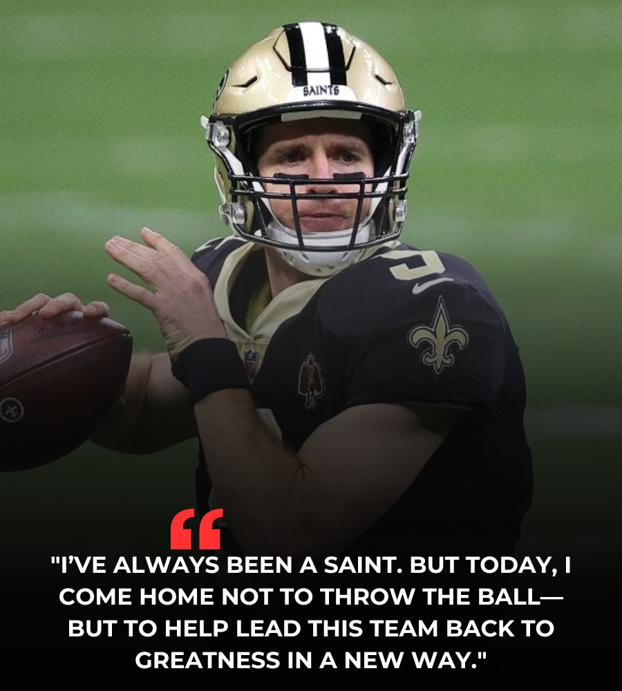 BREAKING: Drew Brees Returns to the New Orleans Saints as Co-Owner