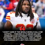 BREAKING NEWS SHAKING NFL: Kansas City Chiefs linebacker Nick Bolton sent shockwaves across the country when, before the team’s next game, he flatly refused to wear an LGBT armband meant to honor the movement, bluntly criticizing the “WOKE” show as unworthy of celebration.