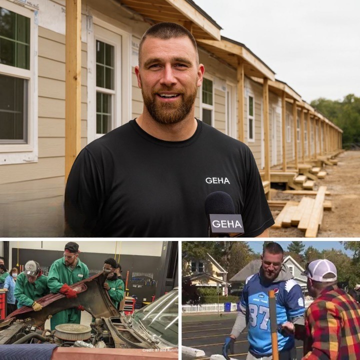 BREAKING NEWS: Kansas City Chiefs star Travis Kelce has donated his entire $12.9 million in bonuses and endorsements to the Homeless Housing Initiative, funding the construction of 150 homes with 300 beds… “I witnessed the impact of homelessness firsthand as a child, and I knew that if I ever had the means, I would make a meaningful contribution,” Travis Kelce said at a press conference. “No one deserves to sleep on the streets.”