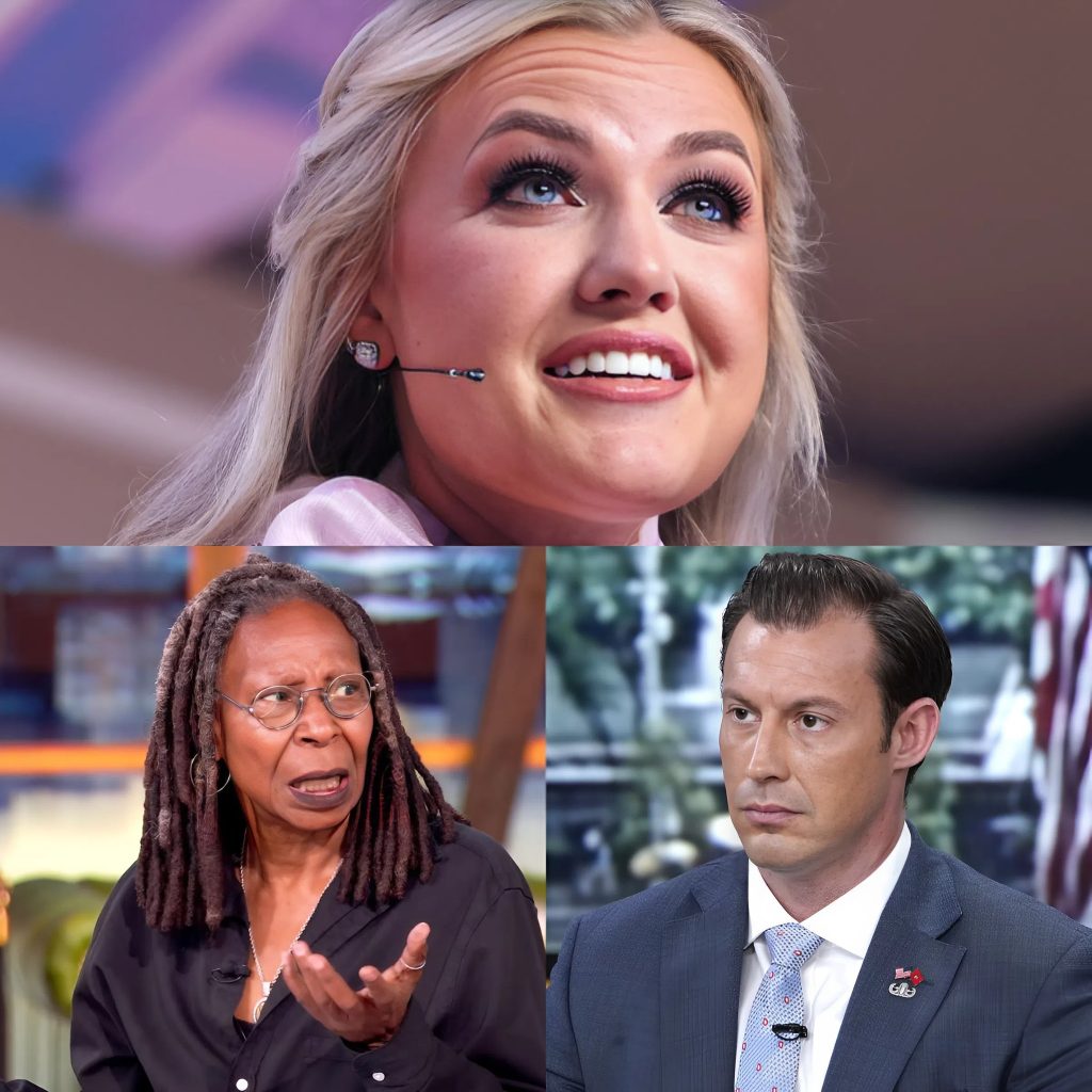“Sit down, Barbie.” — Whoopi Goldberg suddenly lashed out at Erika Kirk, calling her a “T.R.U.M.P. puppet” live on air. But just minutes later, before Erika could even respond, Johnny Joey Jones spoke up — not to tear her down, but to defend her. With steady calm and genuine sincerity, Johnny Joey Jones turned to Whoopi and delivered a thoughtful truth that left the entire studio in stunned silence.