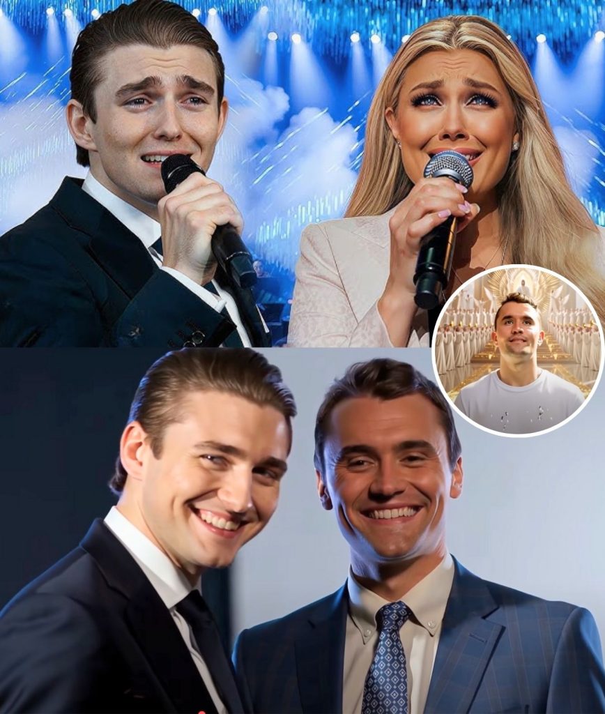 A video was made in memory of Charlie Kirk, Barron Trump and Erika Kirk sang LIVE “A touching tribute to Charlie Kirk in Heaven”. The video went viral across the US, garnering nearly 1 million views in just 24 hours.