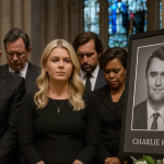 BREAKING NEWS: Karoline Leavitt appeared at the Capitol Hill vigil for Charlie Kirk, standing among grieving colleagues and supporters. Her presence, calm yet striking, carried a message of remembrance and resolve – vidsss