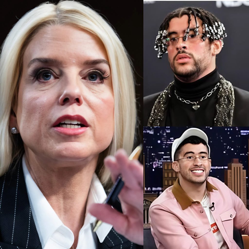 SHOCKING: Pam Bondi Demands NFL Cancel Bad Bunny’s Super Bowl Halftime Show — Then Drops a Bombshell That Sets Social Media Alight