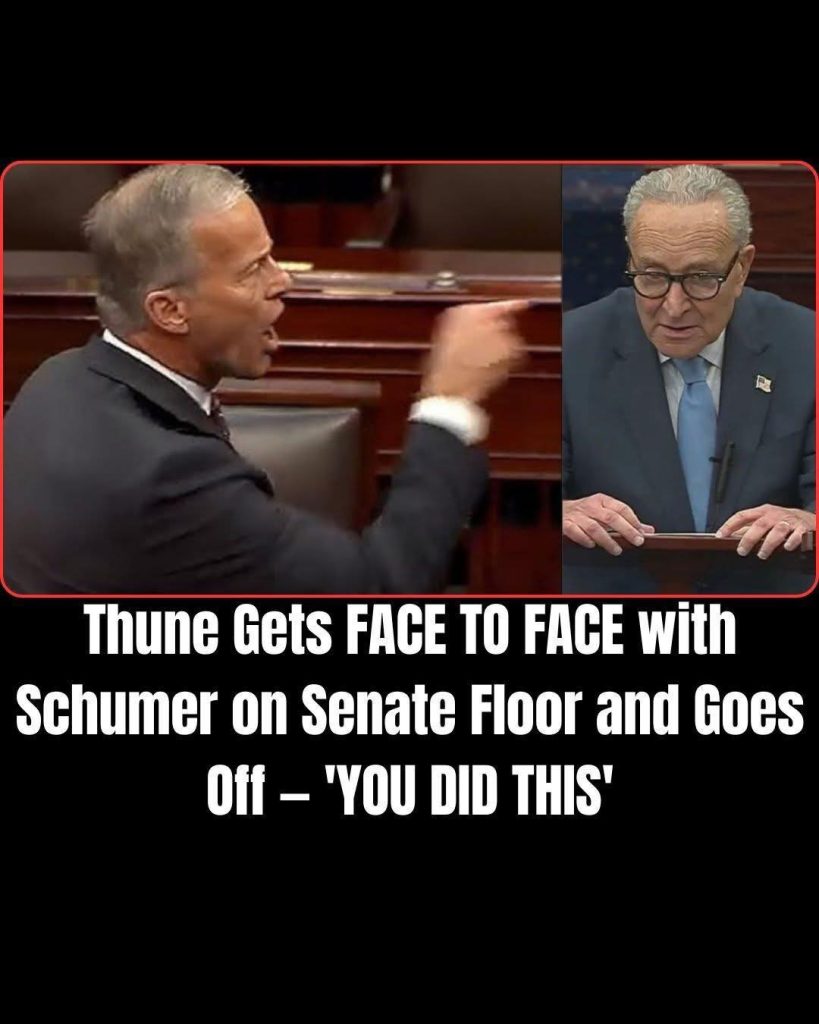 Thune Erupts in Rare Outburst, Accuses Democrats of ‘Holding Government Hostage’ During Shutdown